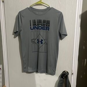 Under Armour Gray Short Sleeve Tee with Graphic Design